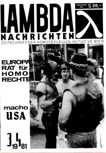 Cover der Lambda Nachrichten Ausgabe 3/4|1981