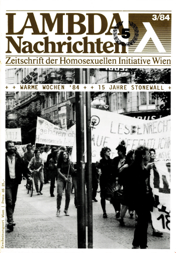 Cover der Lambda Nachrichten Ausgabe 3|1984