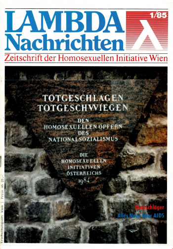 Cover der Lambda Nachrichten Ausgabe 1|1985