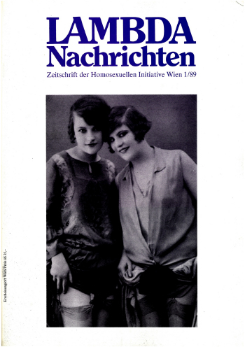 Cover der Lambda Nachrichten Ausgabe 1|1989
