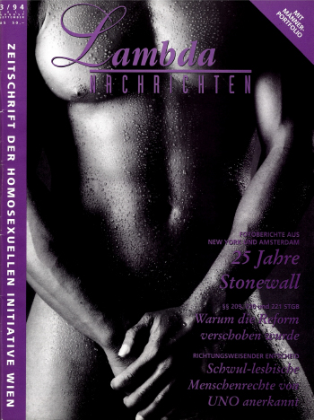 Cover der Lambda Nachrichten Ausgabe 3|1994