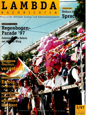 Cover der Lambda Nachrichten Ausgabe 3|1997