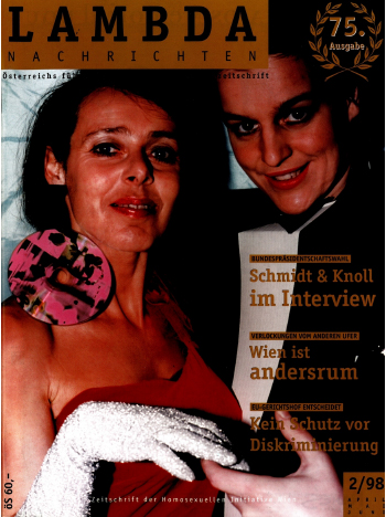 Cover der Lambda Nachrichten Ausgabe 2|1998