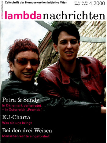 Cover der Lambda Nachrichten Ausgabe 4|2000