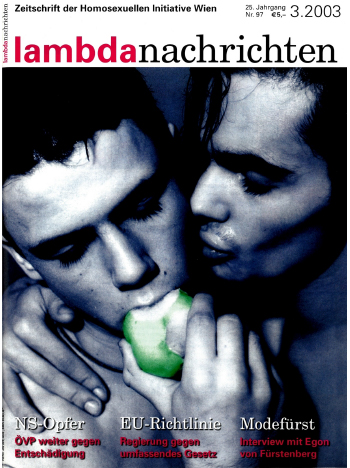 Cover der Lambda Nachrichten Ausgabe 3|2003